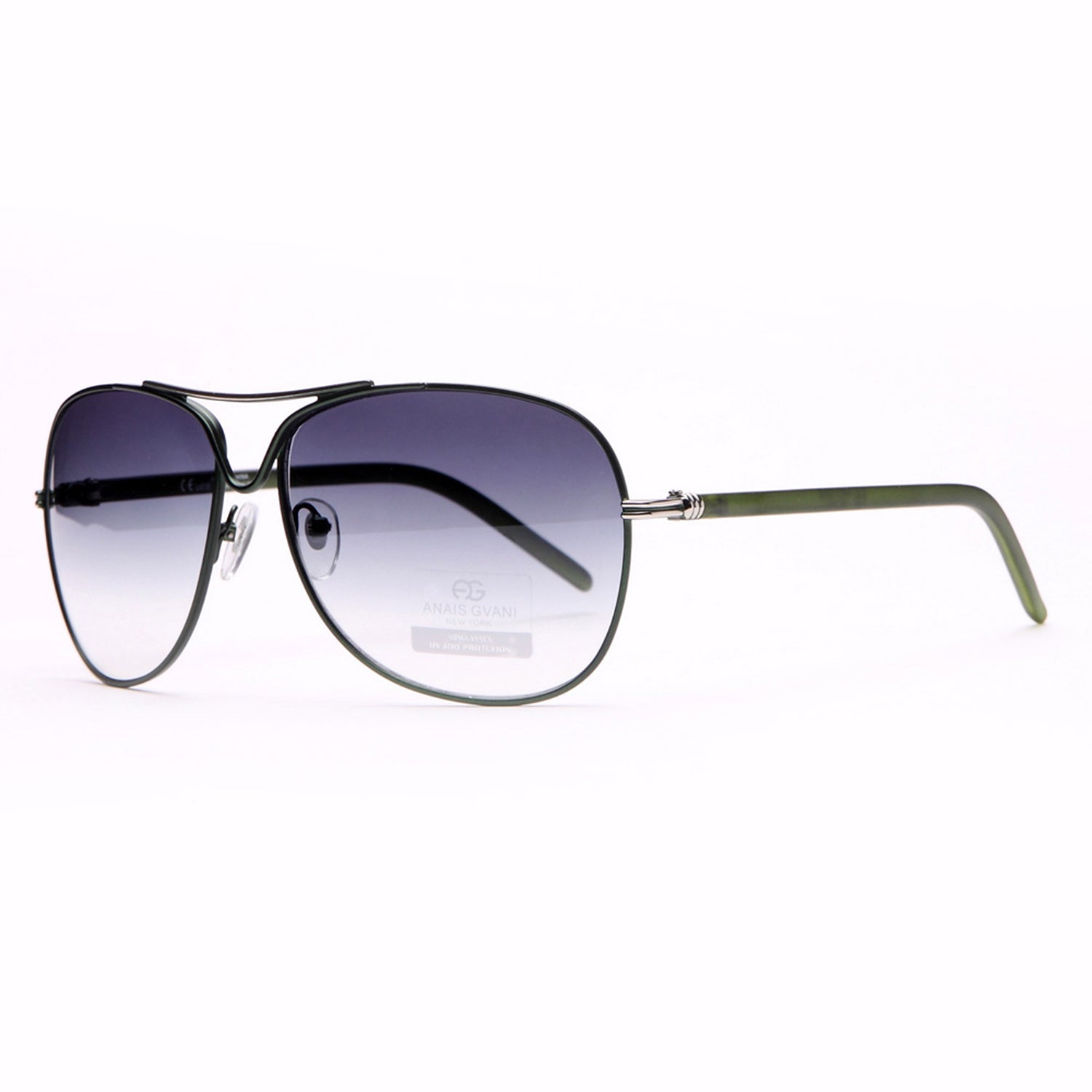 Women's Classic Metal Sunglasses Gradient Color Lens Aviator Sunglasses