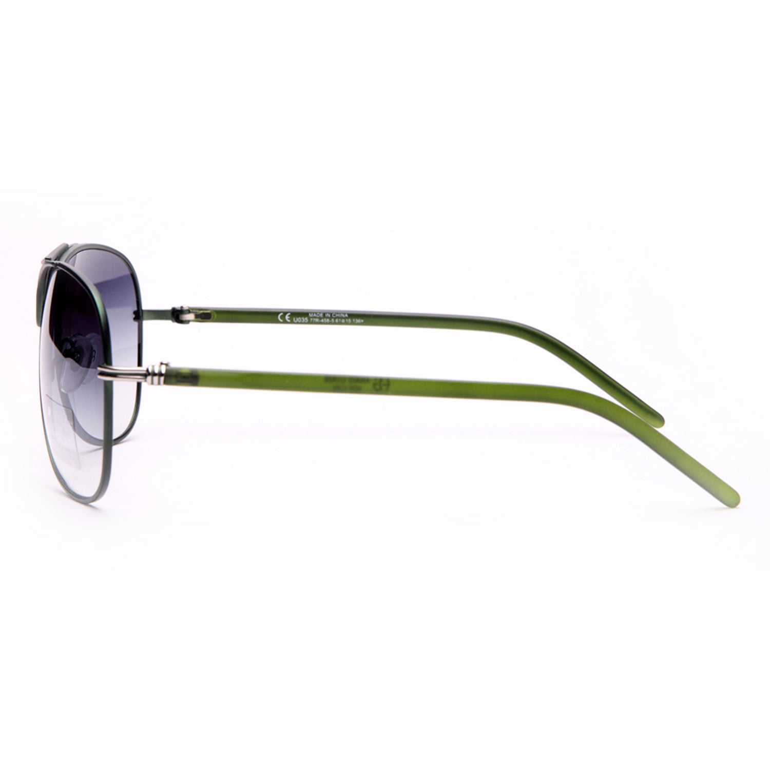 Women's Classic Metal Sunglasses Gradient Color Lens Aviator Sunglasses