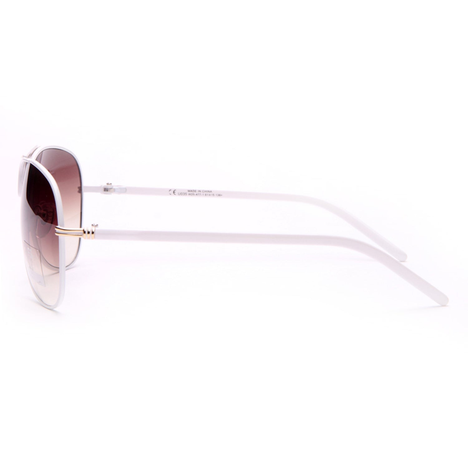 Women's Classic Metal Sunglasses Gradient Color Lens Aviator Sunglasses