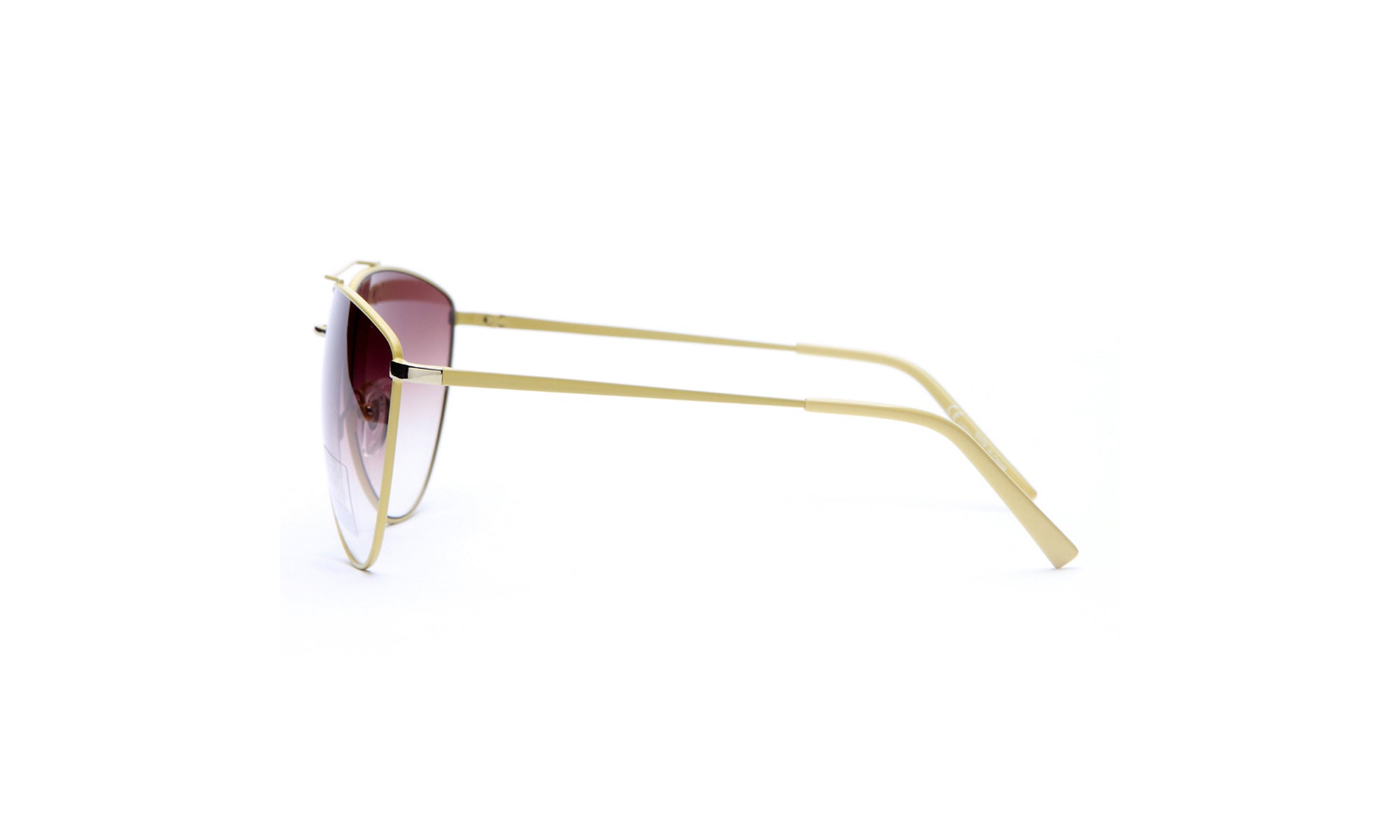 Women's Classic Metal Sunglasses Gradient Color Lens Aviator Sunglasses