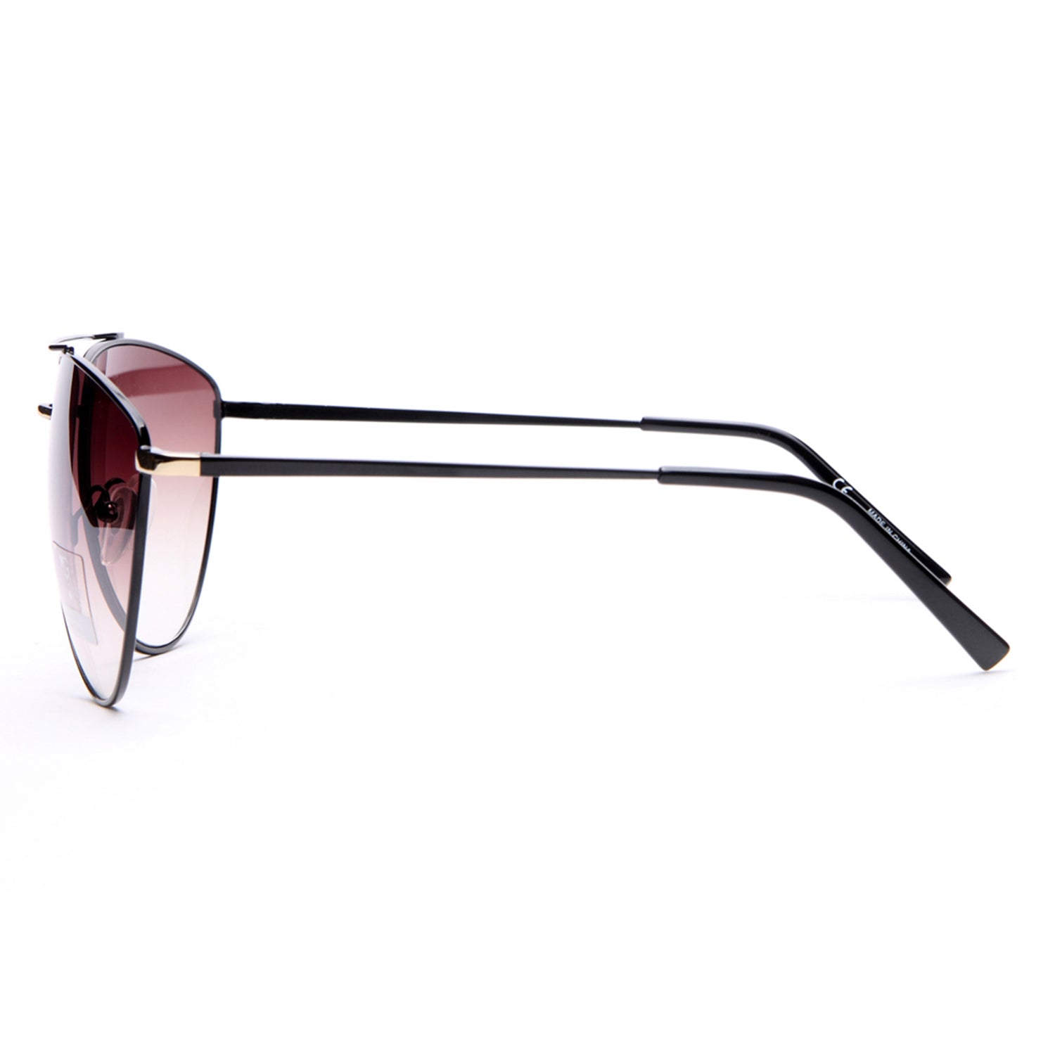 Women's Classic Metal Sunglasses Gradient Color Lens Aviator Sunglasses