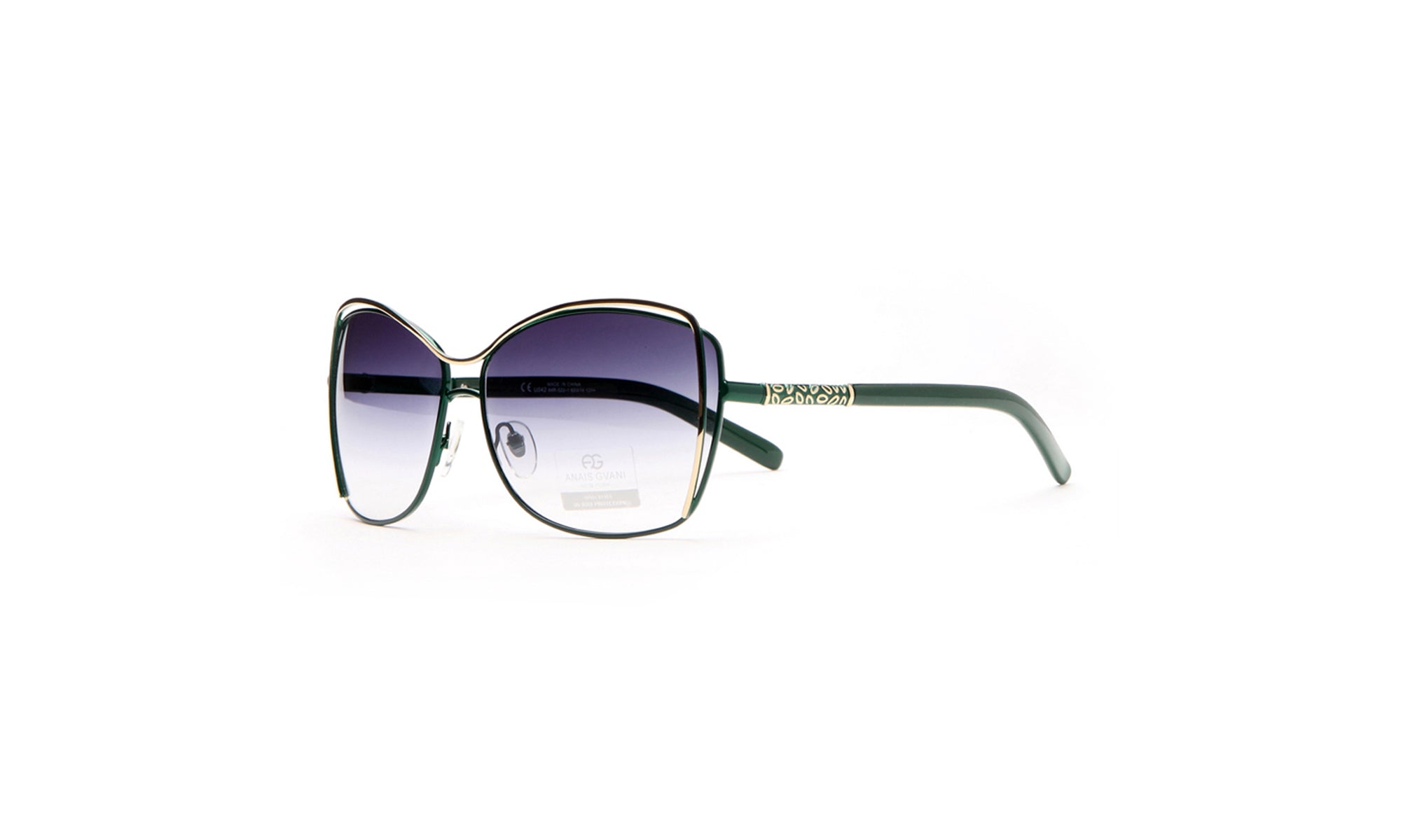 Women's Classic Metal Sunglasses Gradient Color Lens Aviator Sunglasses