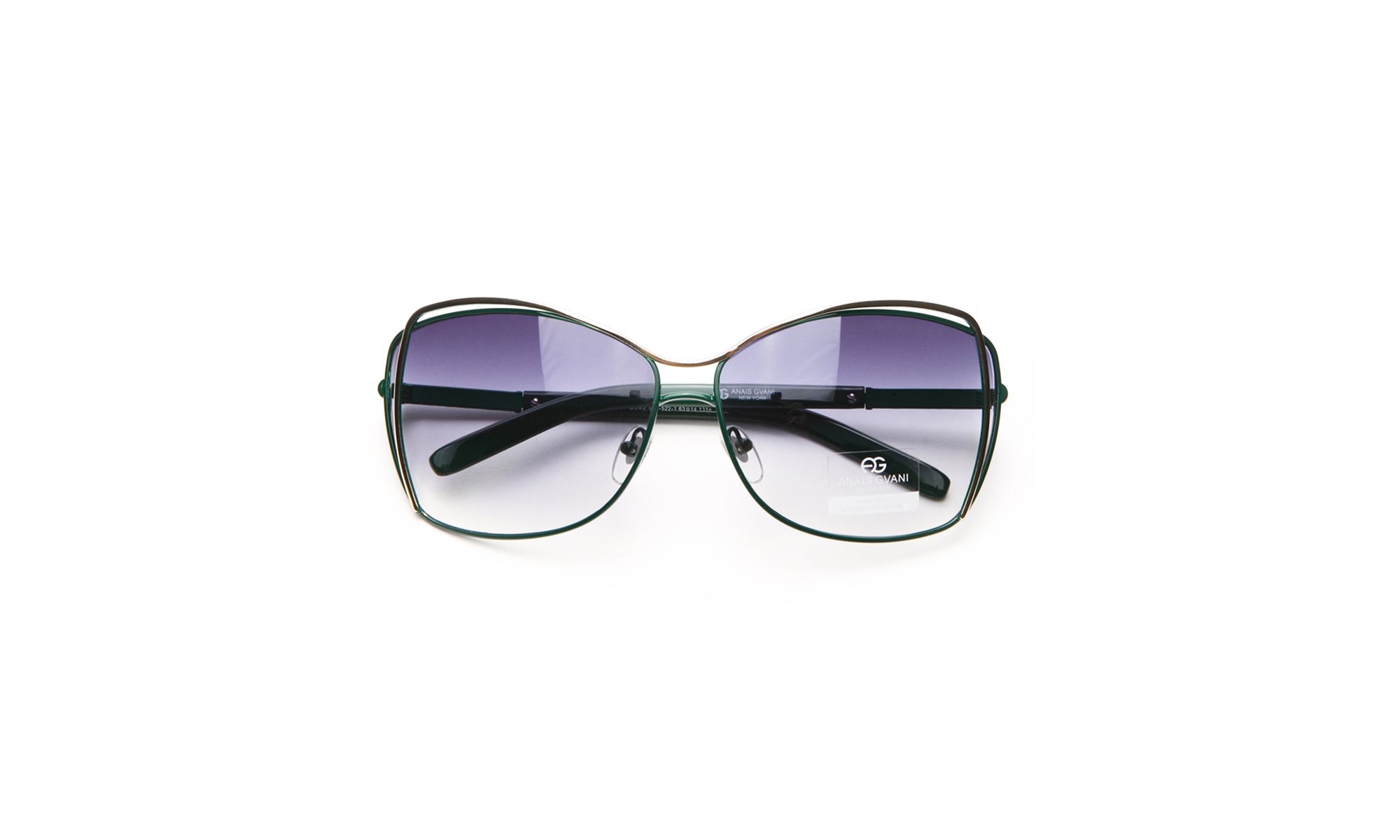 Women's Classic Metal Sunglasses Gradient Color Lens Aviator Sunglasses