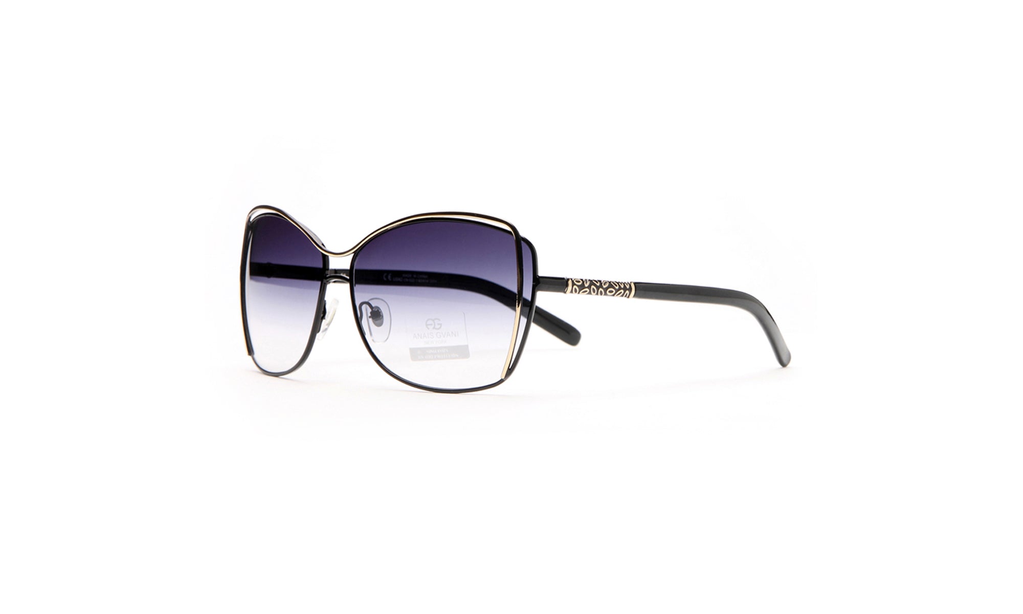 Women's Classic Metal Sunglasses Gradient Color Lens Aviator Sunglasses
