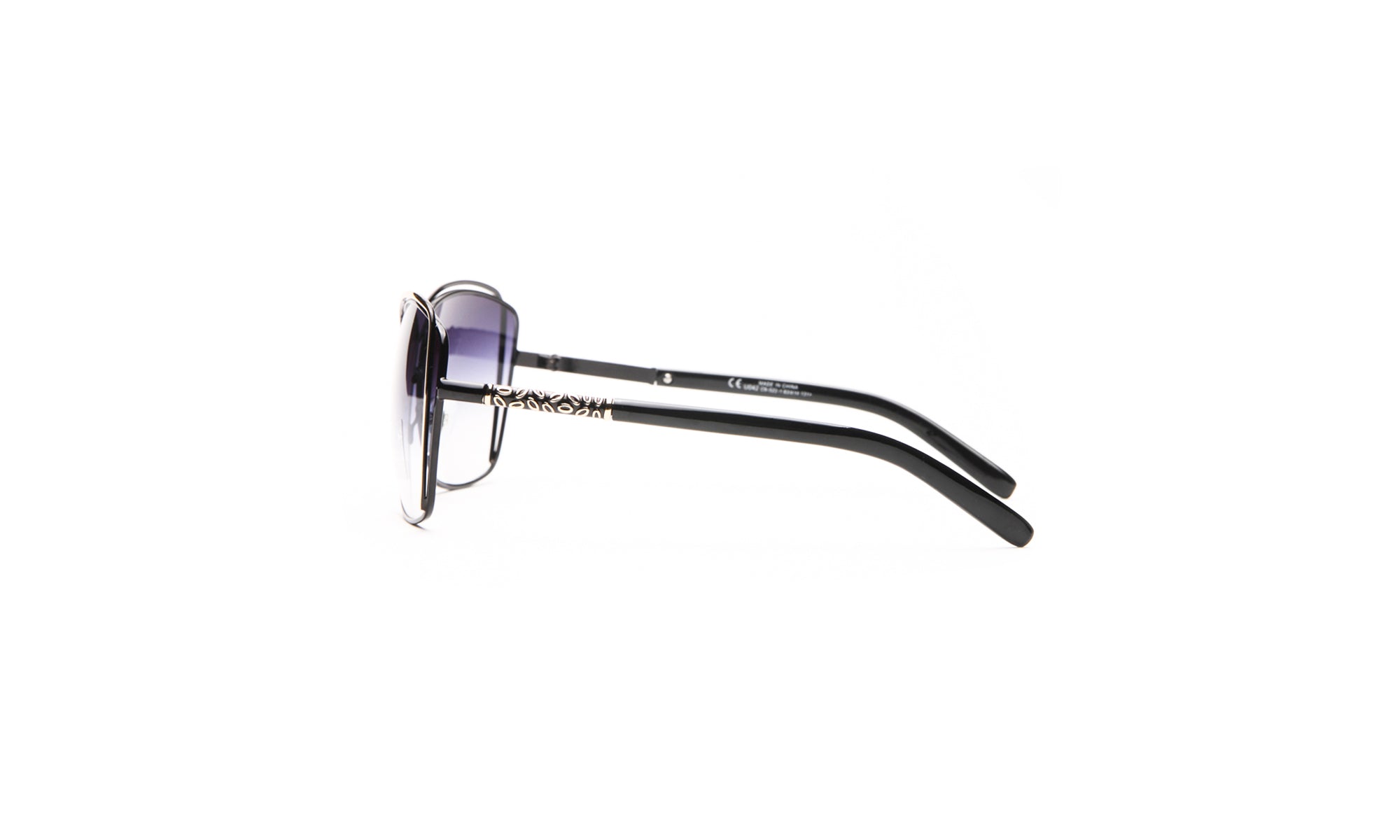 Women's Classic Metal Sunglasses Gradient Color Lens Aviator Sunglasses