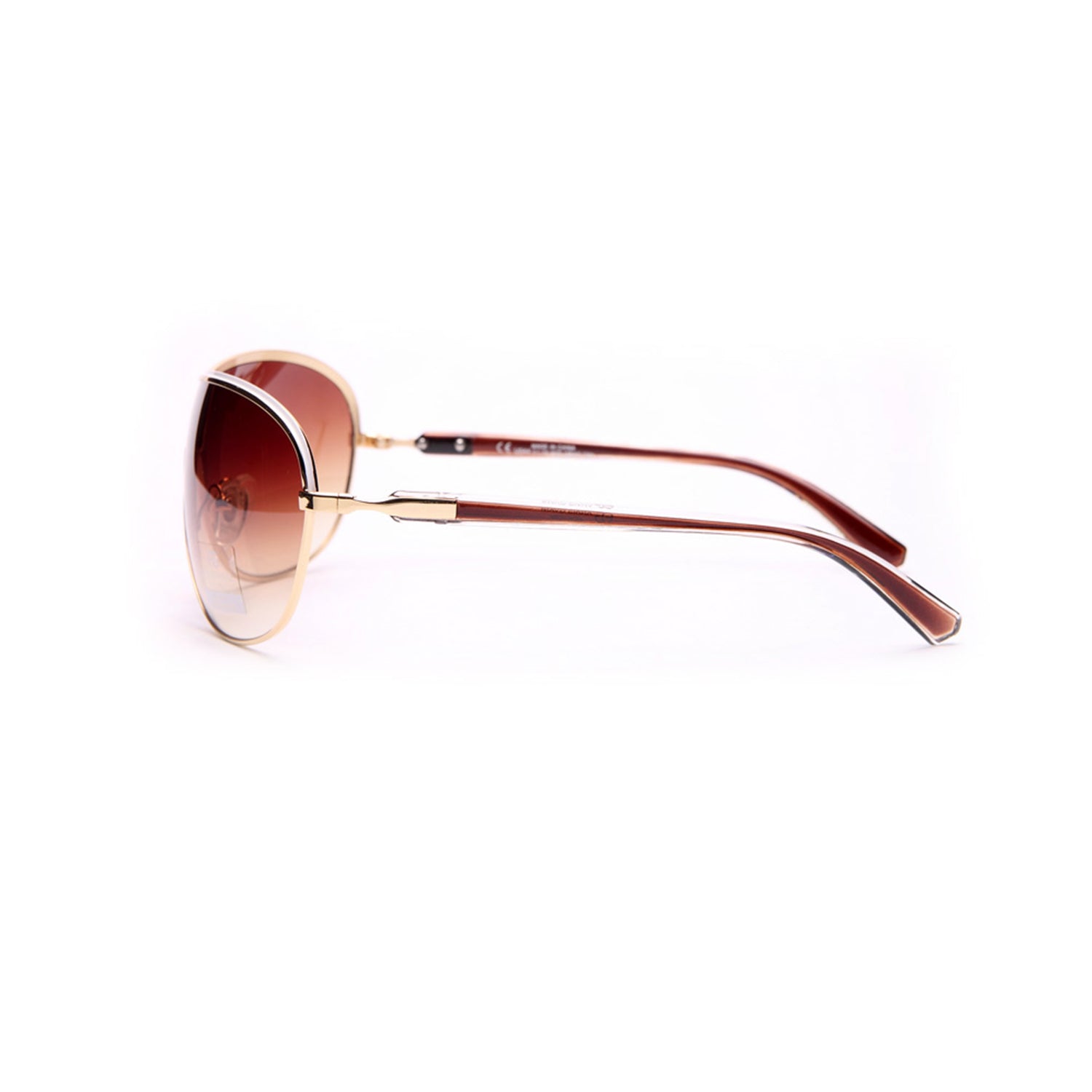Women's Classic Metal Sunglasses Gradient Color Lens Aviator Sunglasses