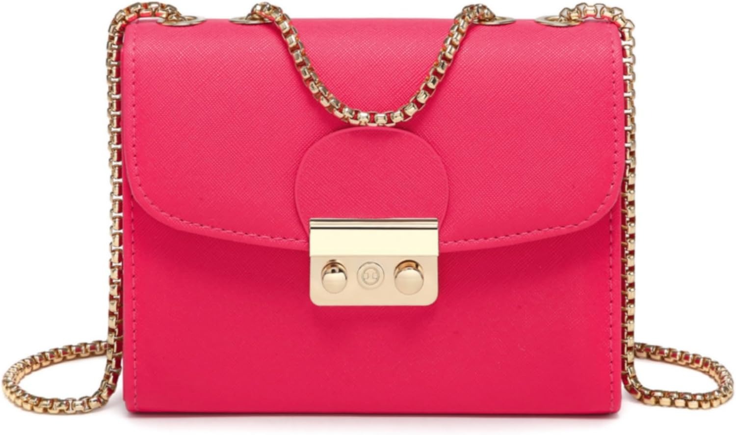 Women Small Crossbody Bag Designer Evening Bag Clutch Purse Handbag for Wedding/Prom/Party with Double Chain Strap | Small, Designer