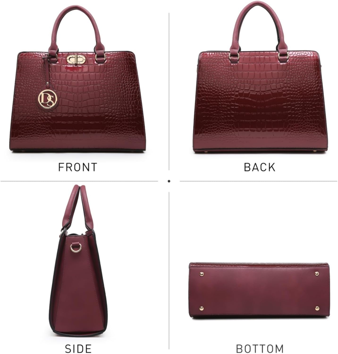Women Handbags Purses Ladies Work Purse Satchel Tote Top Handle Shoulder Bags