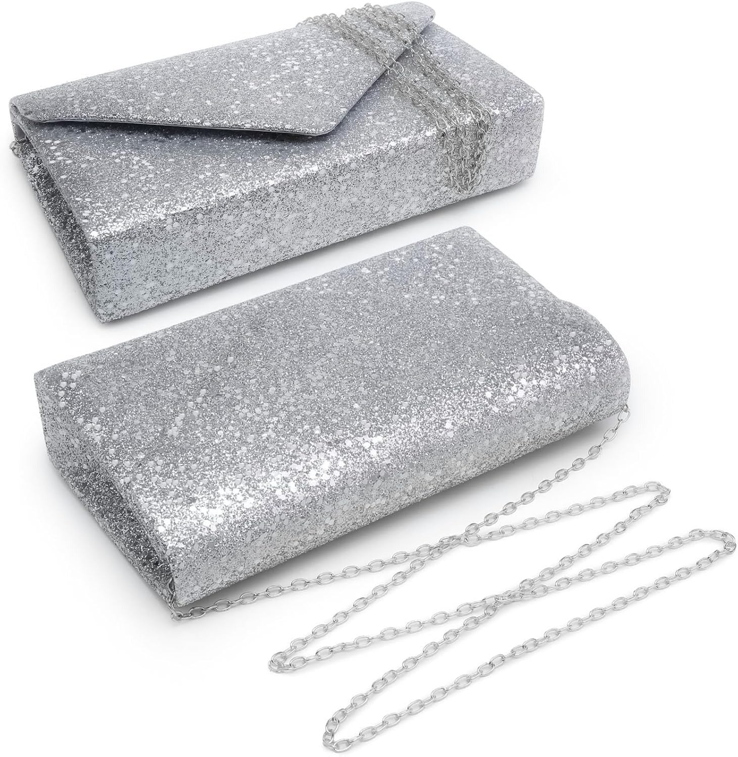 Women Glitter Evening Bags Formal Clutches Wedding Purses Party Dressy Clutch Purse Cocktail Prom Handbags
