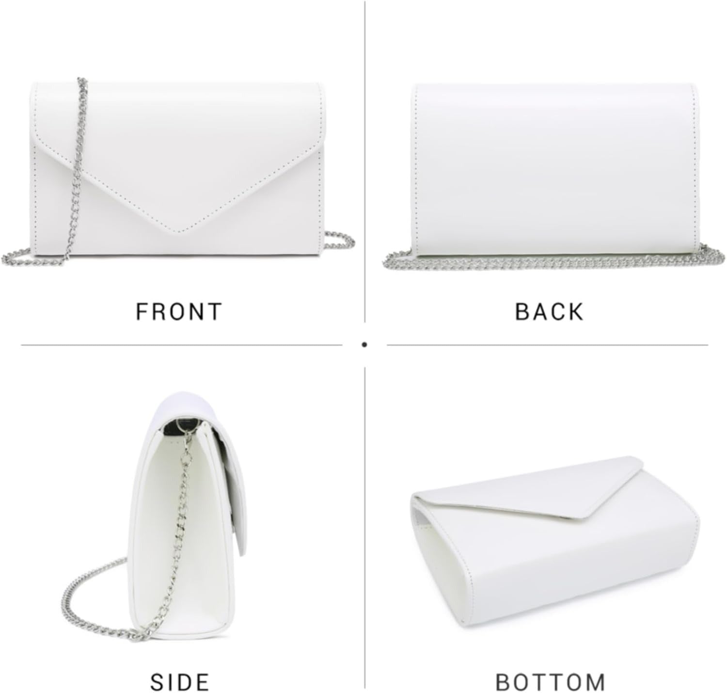 Women Glitter Evening Bags Formal Clutches Wedding Purses Party Dressy Clutch Purse Cocktail Prom Handbags