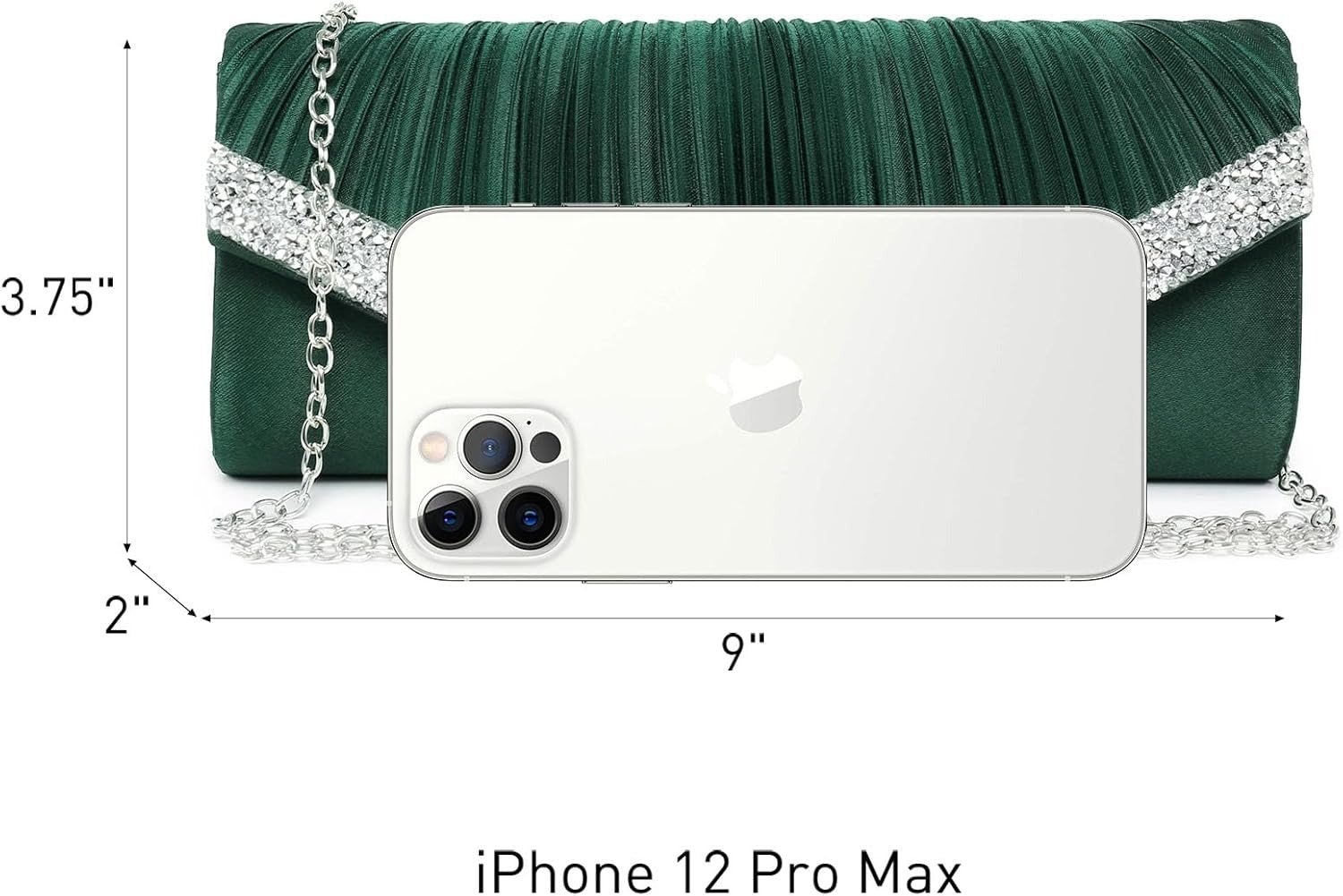 Clutch Purses for Women Evening Bags Formal Clutches with Rhinestones for Wedding Party Prom Dressy Purse