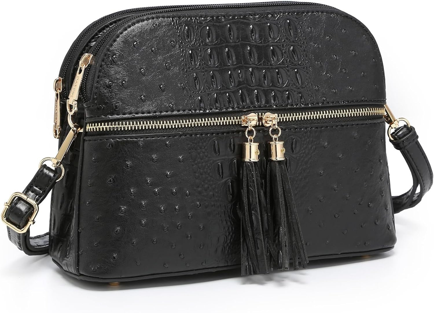 Women Tassel Zipper Pocket Crossbody Bag Shoulder Purse Fashion Travel Bag