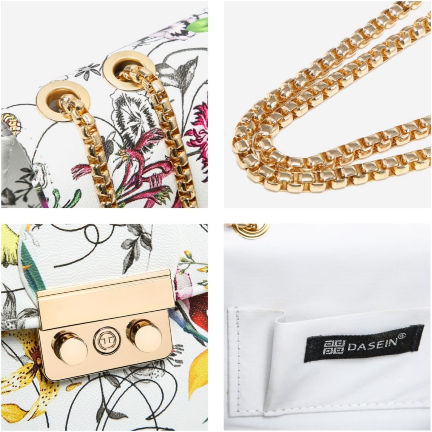 Women Small Crossbody Bag Designer Evening Bag Clutch Purse Handbag for Wedding/Prom/Party with Double Chain Strap | Small, Designer