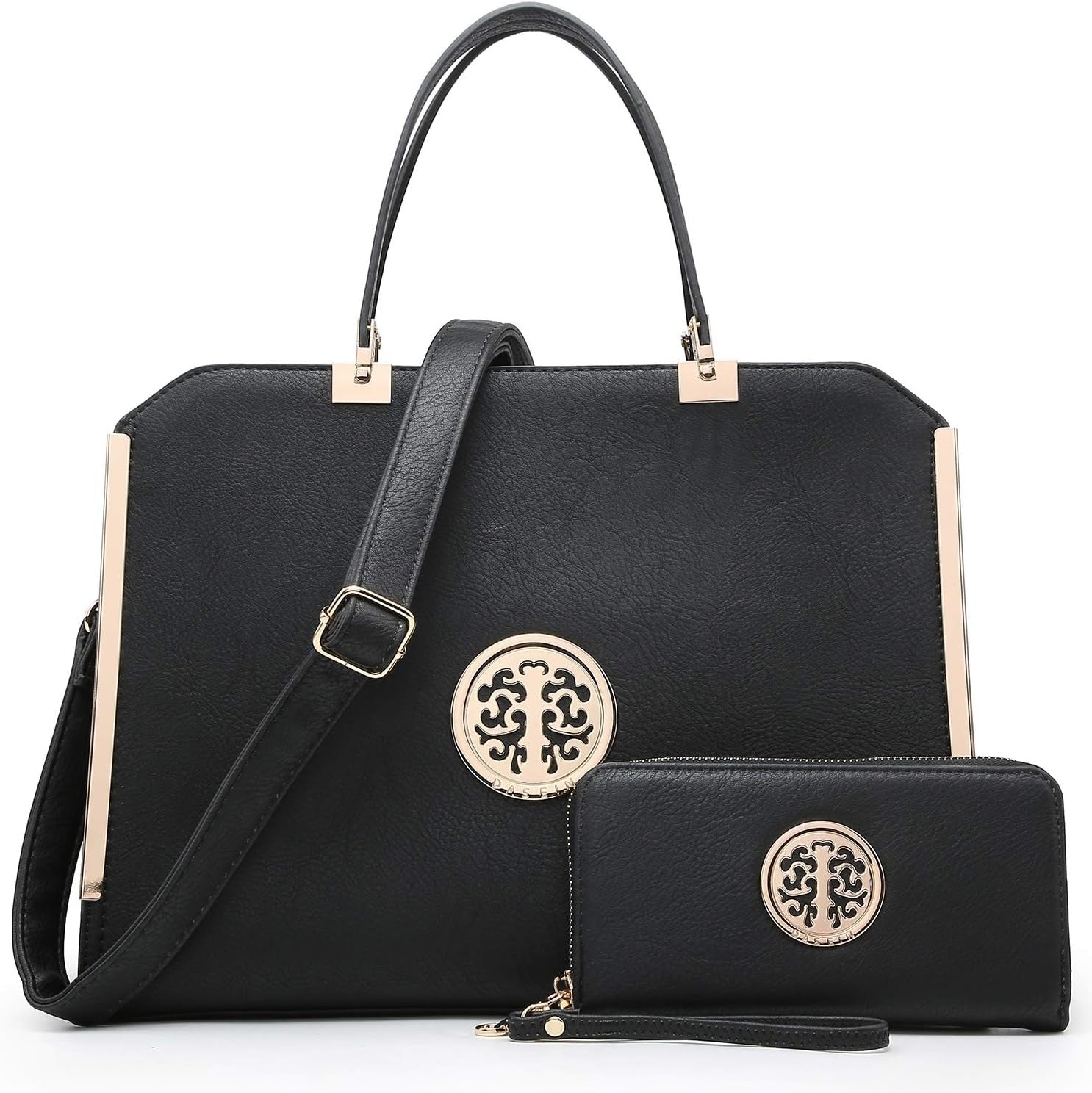 Women Purses and Handbags Top Handle Satchel Bags Large Shoulder Work Bag Tote with Wallet