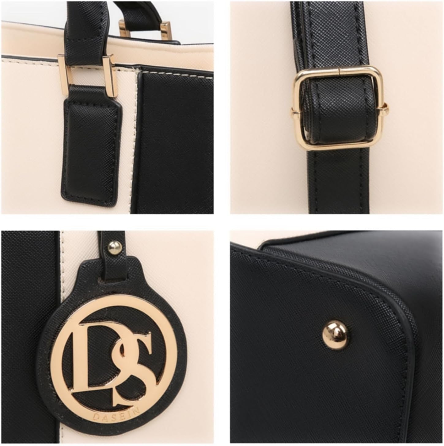 Satchel Purse Handbag for Women Large Shoulder Work Tote Bag With Matching Wallet