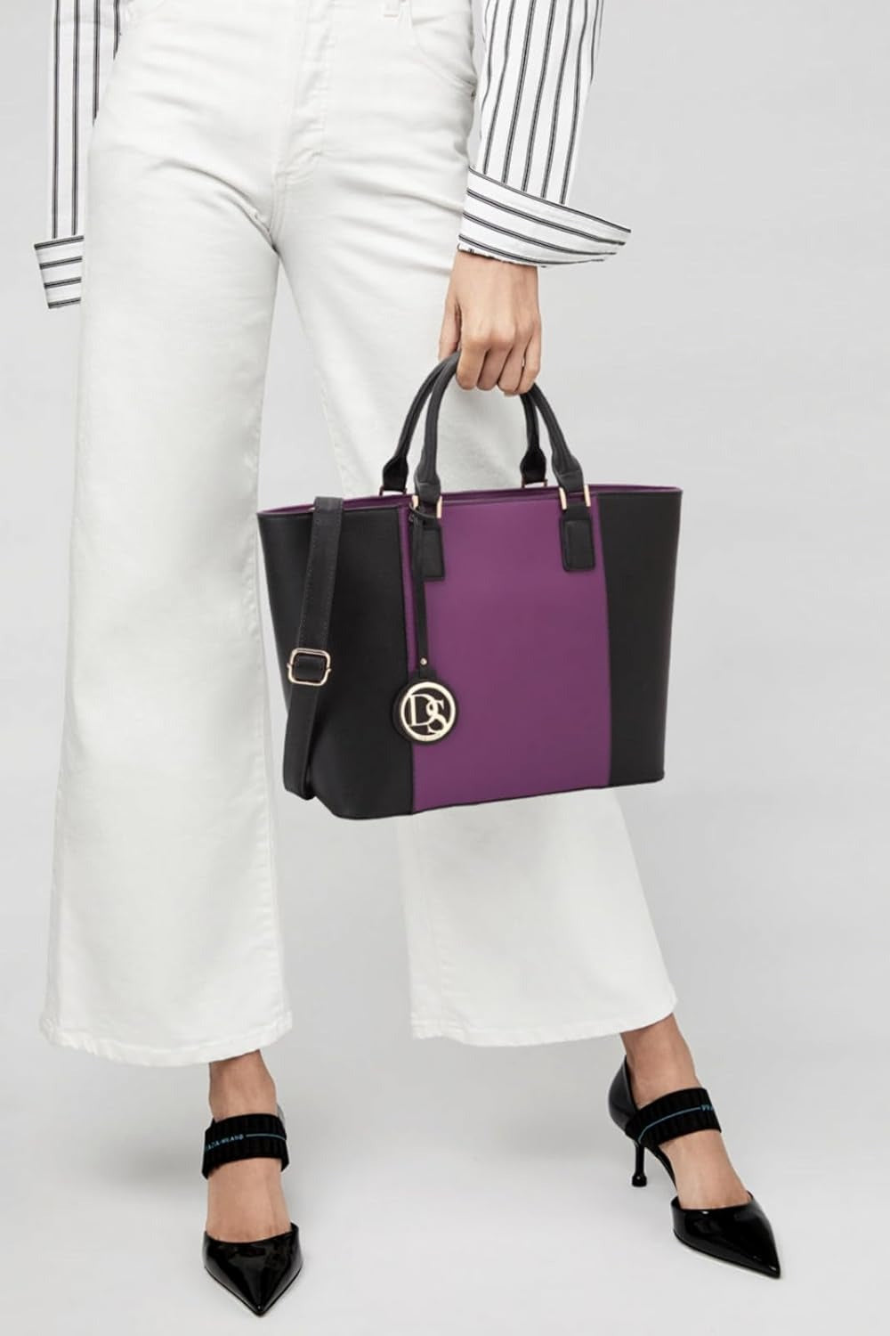 Satchel Purse Handbag for Women Large Shoulder Work Tote Bag With Matching Wallet