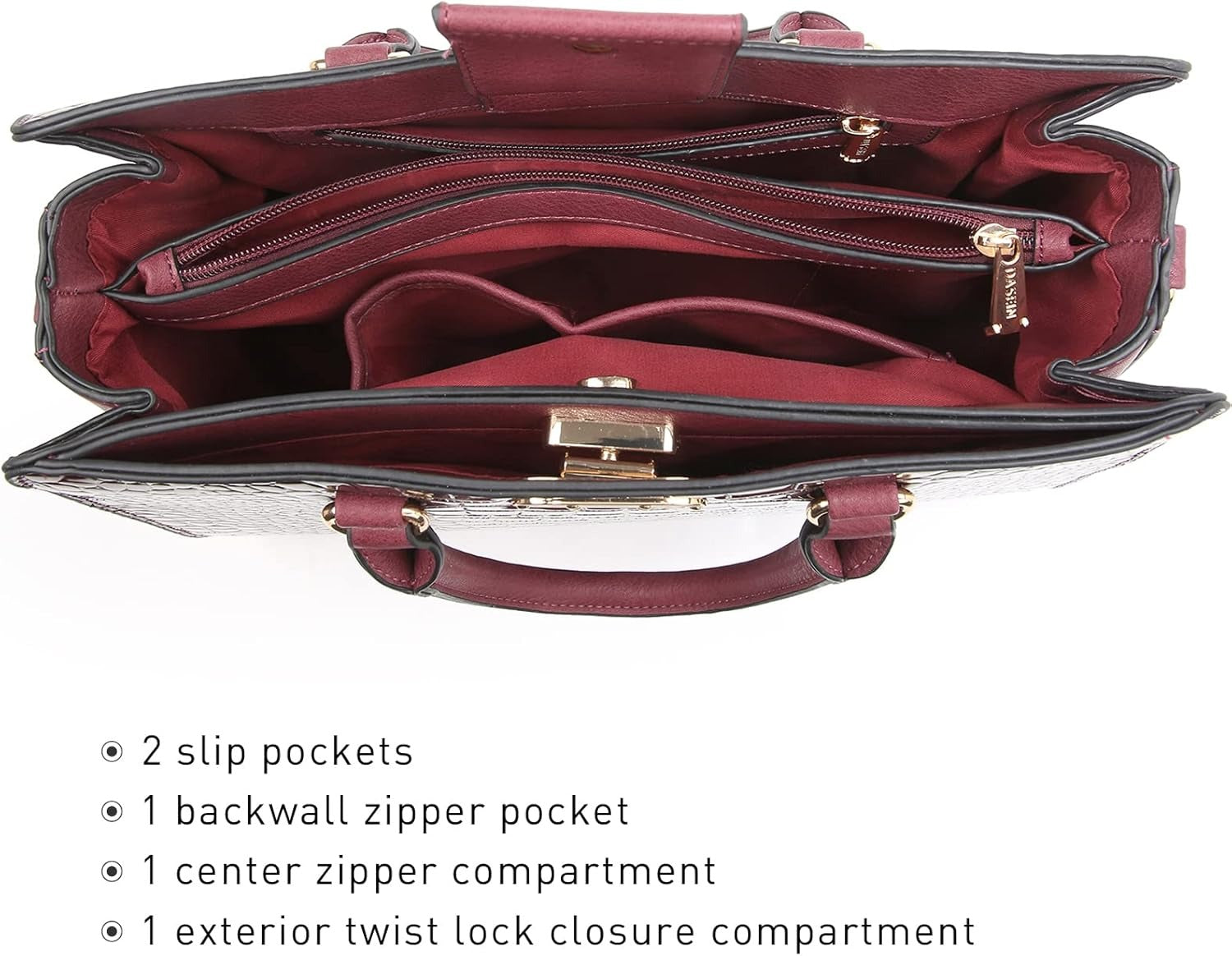 Women Handbags Purses Ladies Work Purse Satchel Tote Top Handle Shoulder Bags