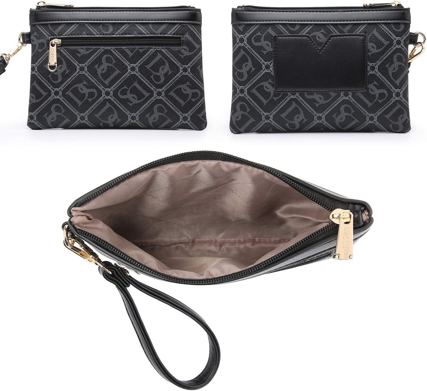 Handbags for Women Purses Monogram Satchel Purse Large Tote Ladies Handbag Shoulder Bags Top Handle Work Bag 2pcs Set