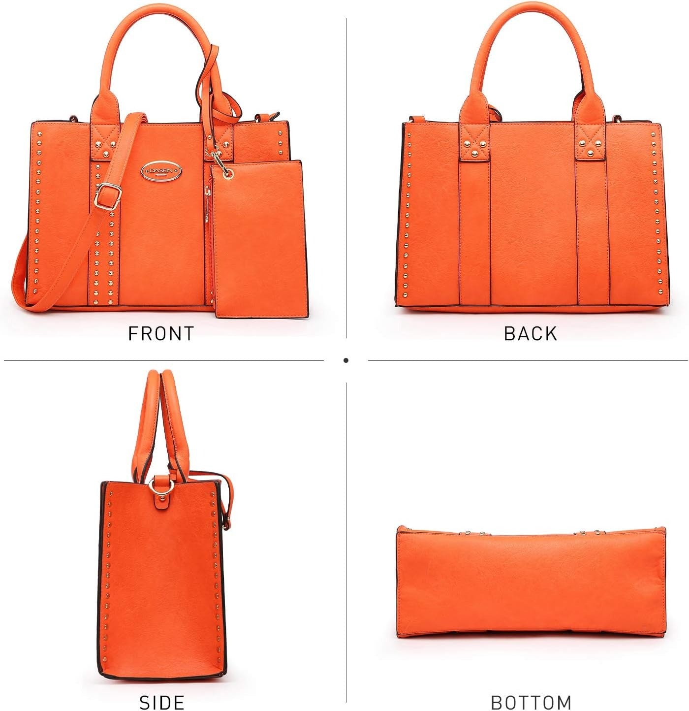 Purses Handbags for Women Tote Wallet Set Top Handle Satchel Shoulder Hobo Bag 3pcs