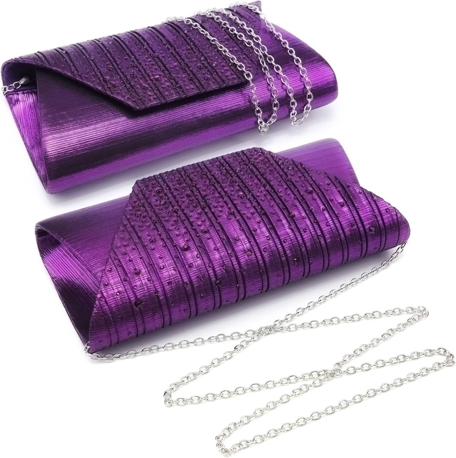 Women Evening Bags Wedding Purses Handbags Party Clutches Cocktail Prom Formal Clutch with Glitter Rhinestones