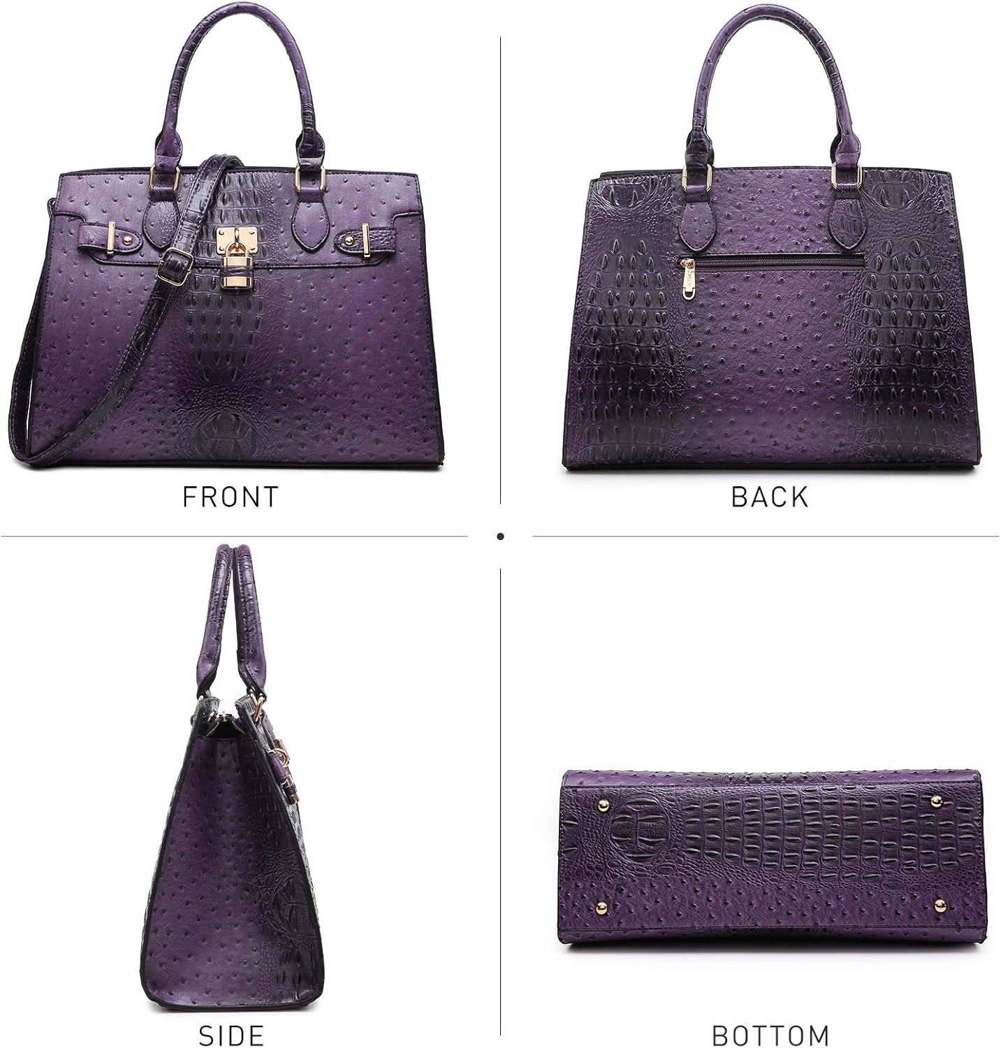 Women Handbags and Purses Ladies Shoulder Bag Top Handle Satchel Tote Work Bag