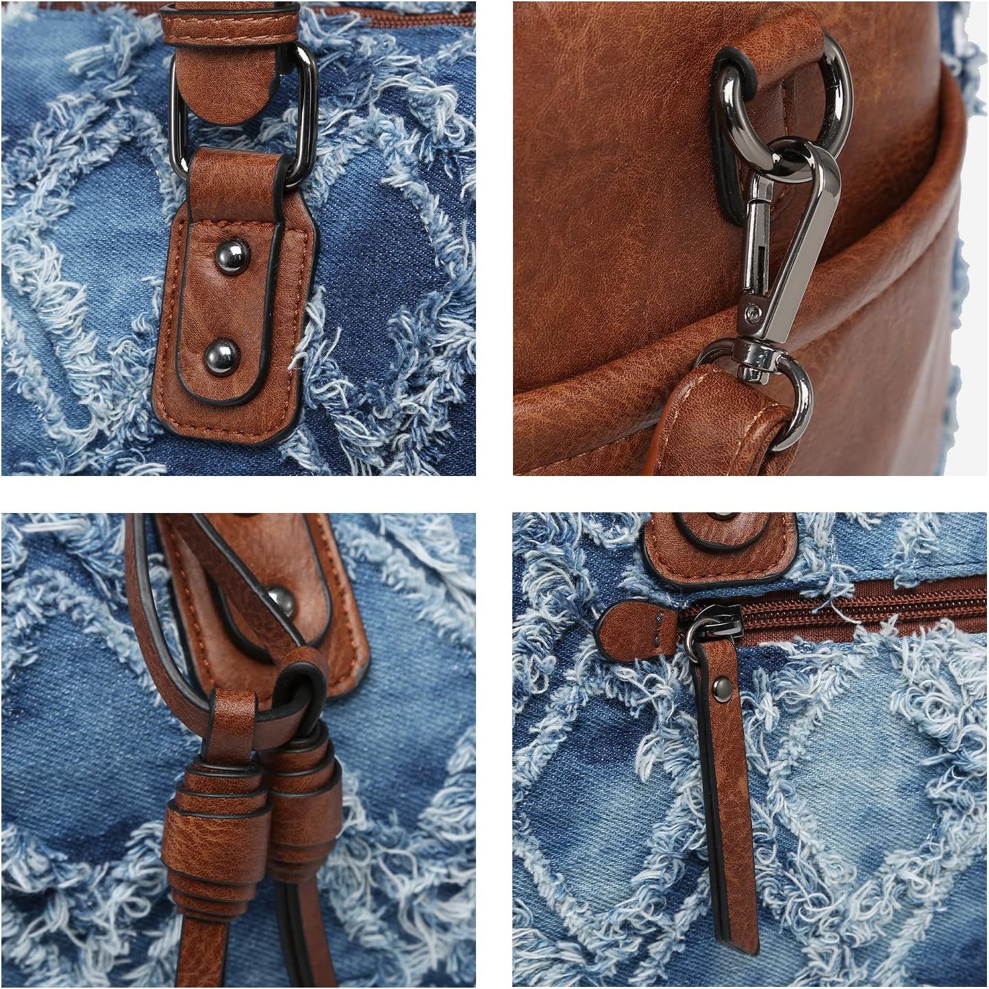 Women Soft Barrel Bags Large Hobo Top Handle Work Totes Satchel Handbags Shoulder Purse