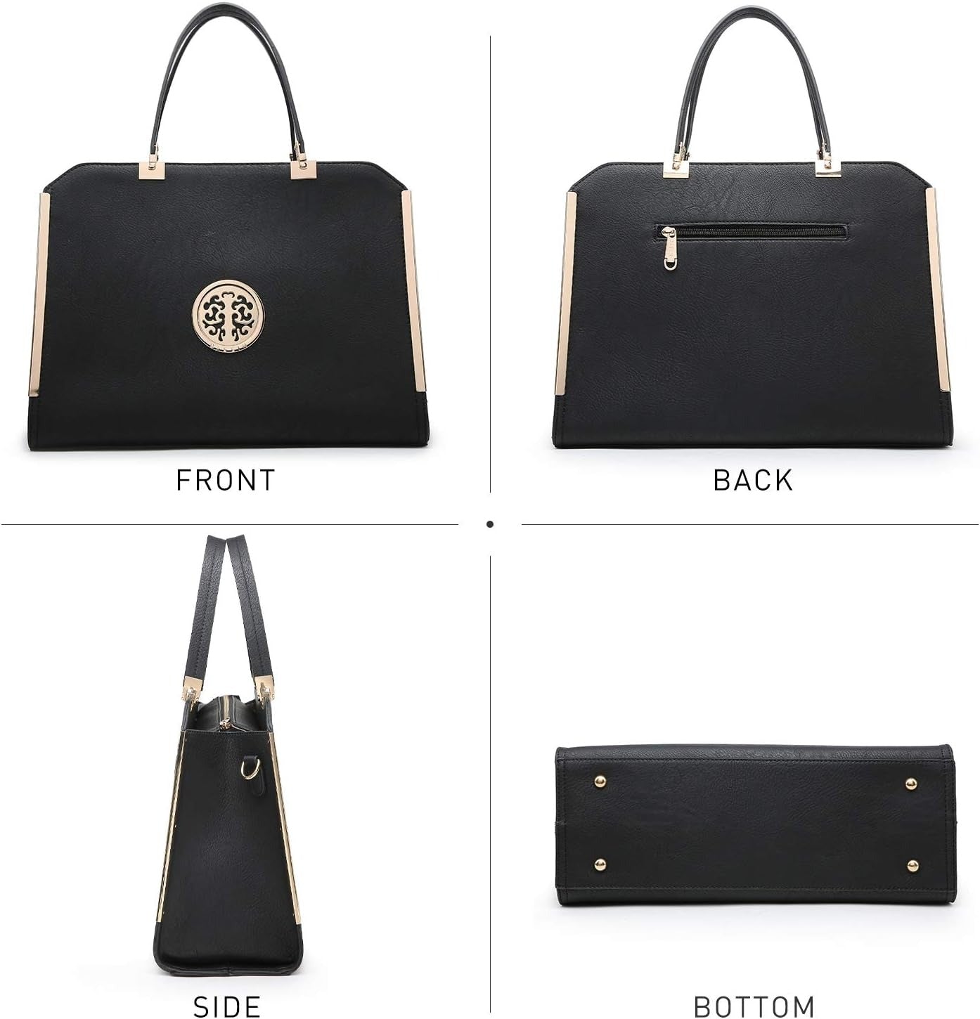 Women Purses and Handbags Top Handle Satchel Bags Large Shoulder Work Bag Tote with Wallet
