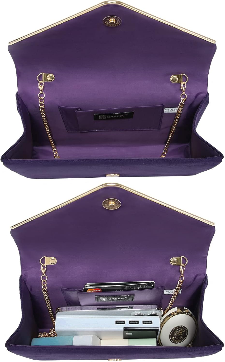 Women Faux Suede Evening Clutch Bags Formal Party Clutches Wedding Purses Cocktail Prom Clutches