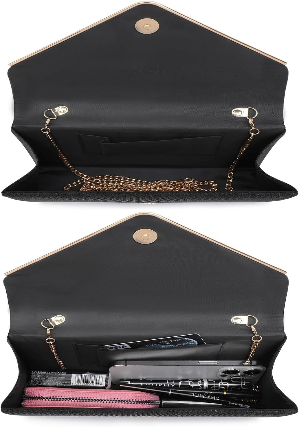 Women Glistening Clutches Handbags Evening Bags Wedding Purses Cocktail Prom Party Clutches