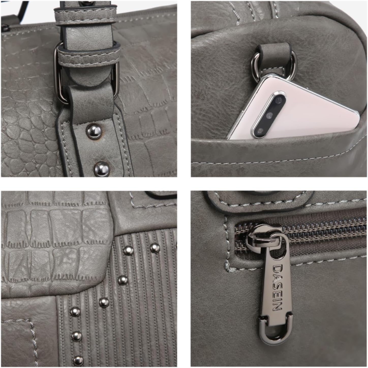 Women Soft Vegan Leather Barrel Bags Large Hobo Top Handle Work Totes Satchel Handbags Shoulder Purse