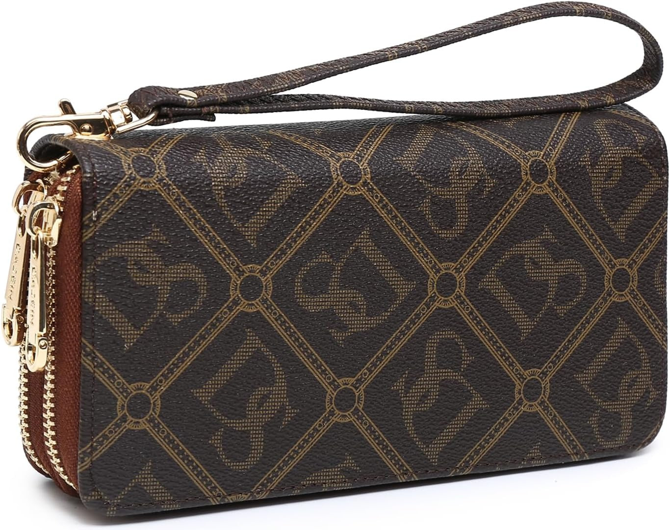 RFID Blocking Wallet Purse for Women Large Capacity Wristlet Clutch Bag Multi Card Holder Phone Case with Wrist Strap