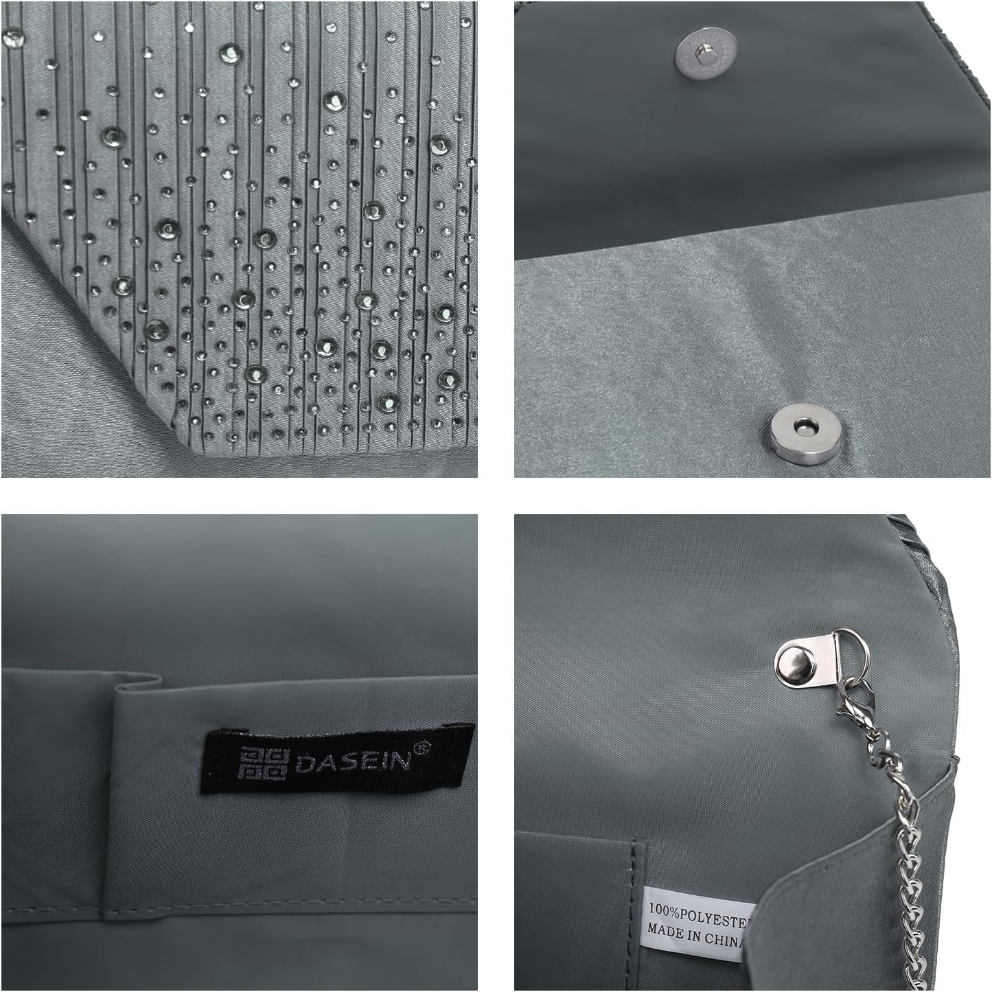 Women Evening Bags Wedding Purses Handbags Party Clutches Cocktail Prom Formal Clutch with Glitter Rhinestones