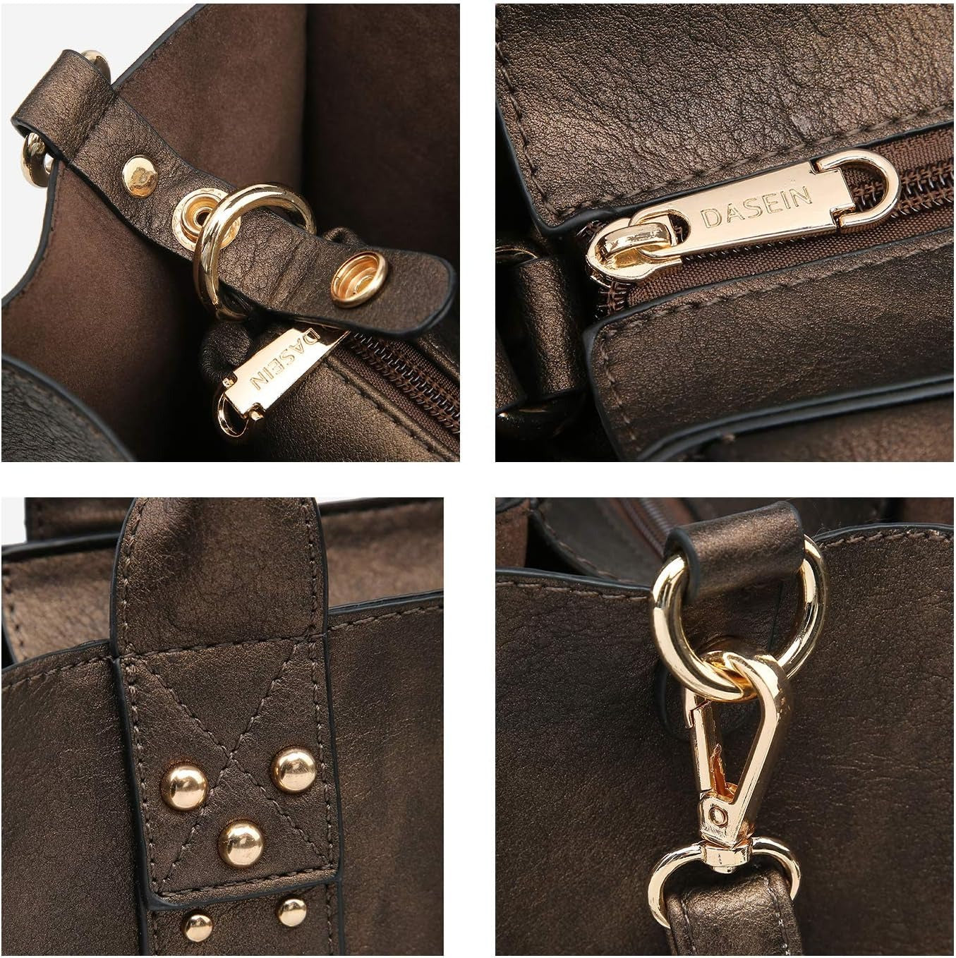 Purses Handbags for Women Tote Wallet Set Top Handle Satchel Shoulder Hobo Bag 3pcs