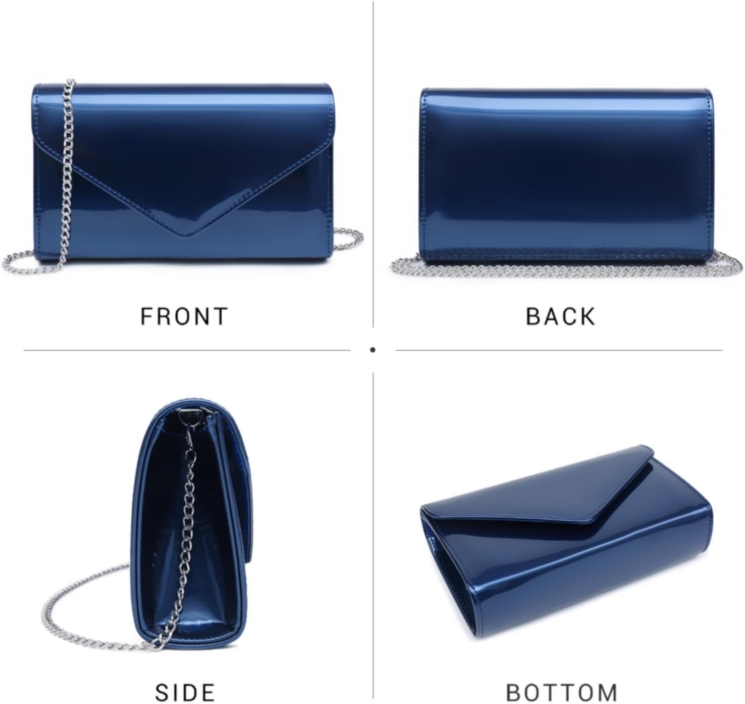 Women Glitter Evening Bags Formal Clutches Wedding Purses Party Dressy Clutch Purse Cocktail Prom Handbags