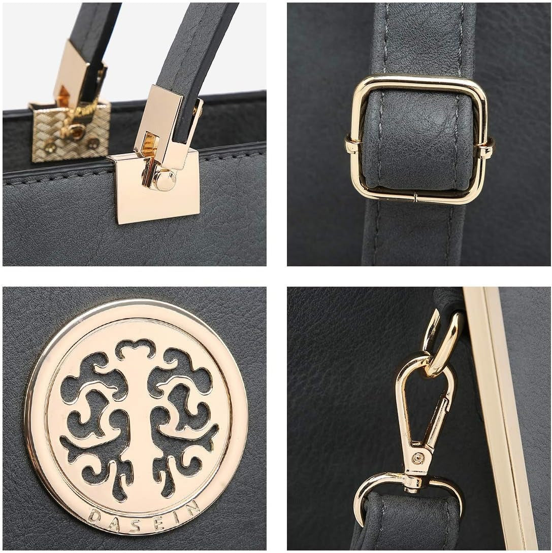Women Purses and Handbags Top Handle Satchel Bags Large Shoulder Work Bag Tote with Wallet