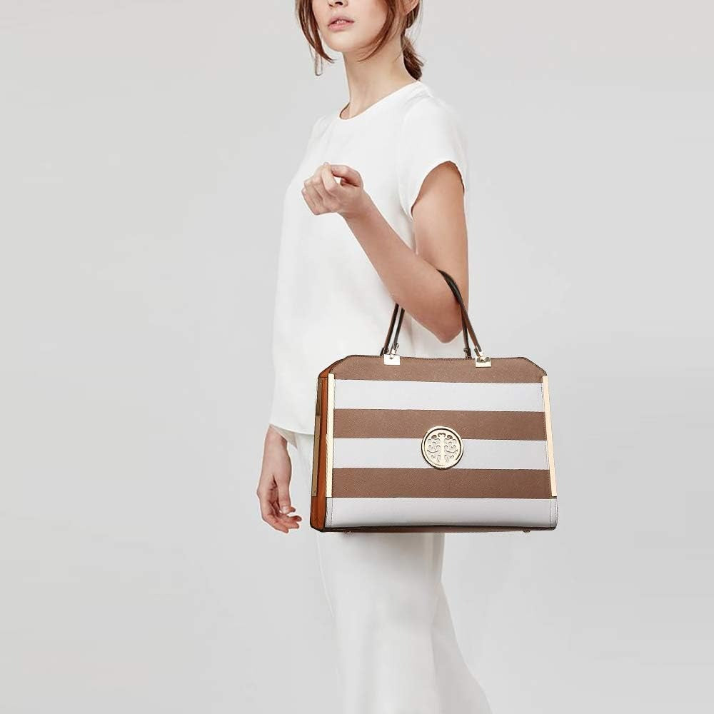 Women Purses and Handbags Top Handle Satchel Bags Large Shoulder Work Bag Tote with Wallet