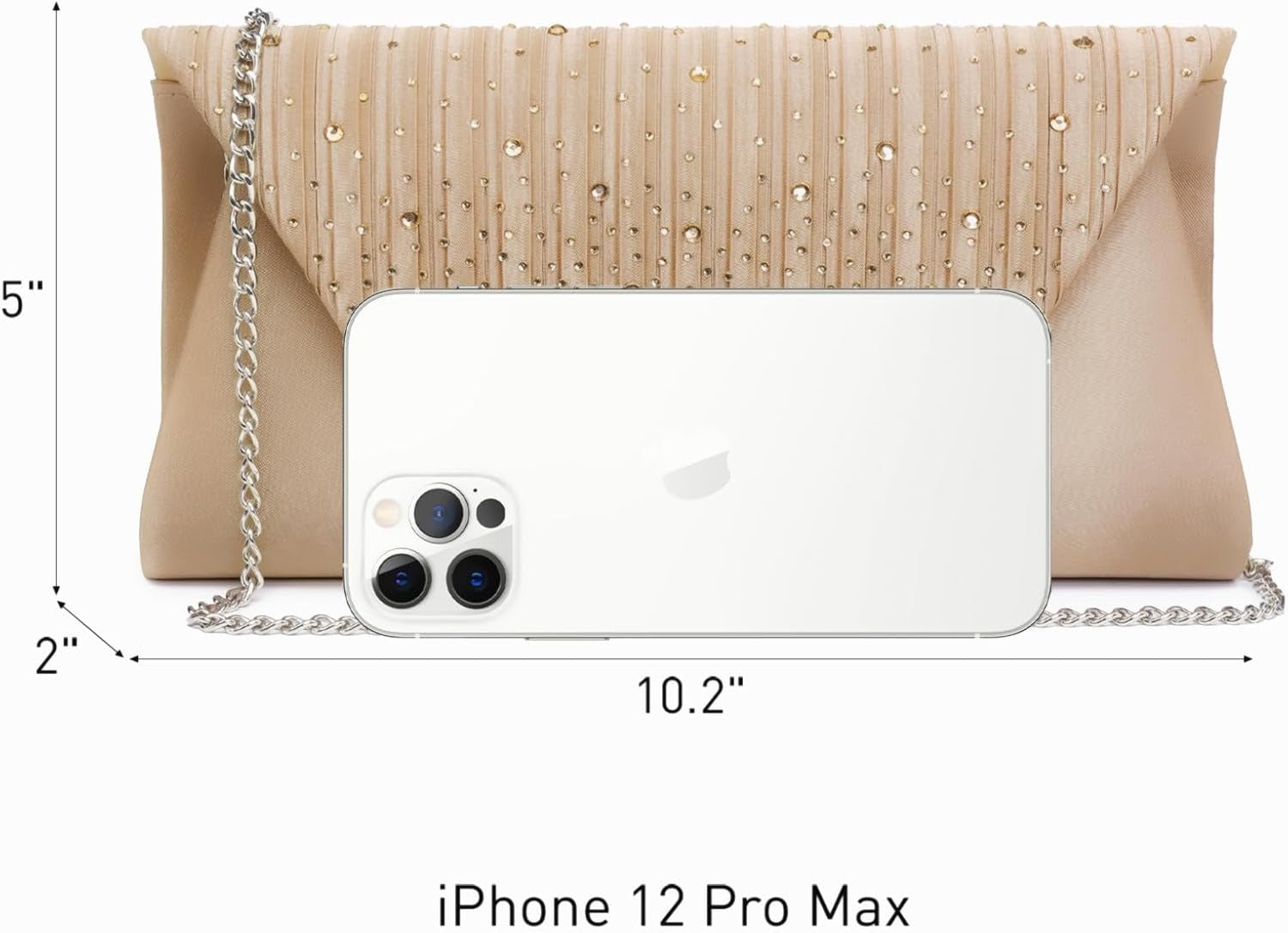 Women Evening Bags Wedding Purses Handbags Party Clutches Cocktail Prom Formal Clutch with Glitter Rhinestones