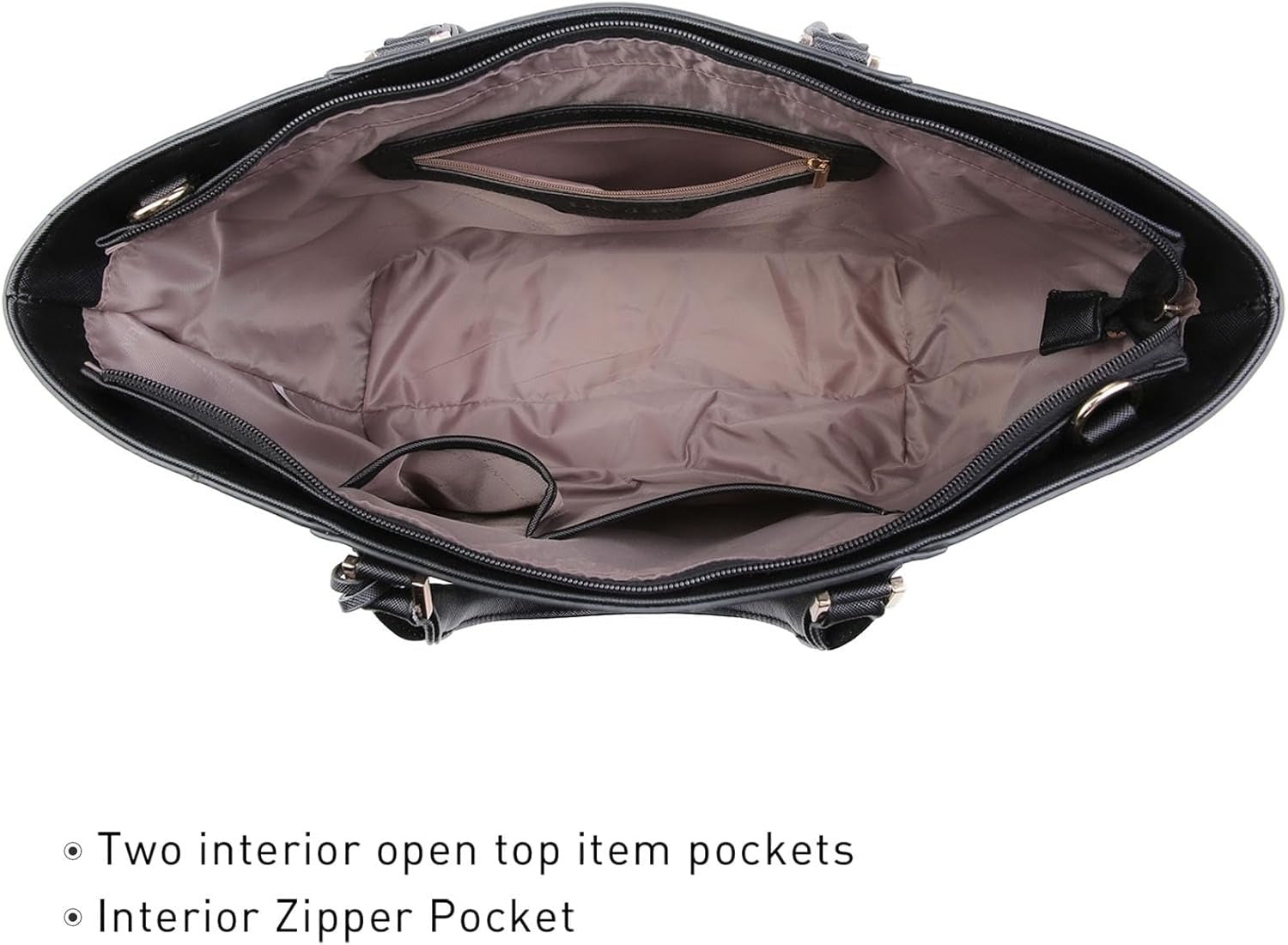 Satchel Purse Handbag for Women Large Shoulder Work Tote Bag With Matching Wallet