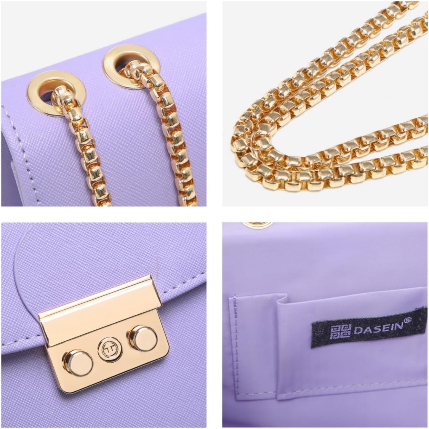 Women Small Crossbody Bag Designer Evening Bag Clutch Purse Handbag for Wedding/Prom/Party with Double Chain Strap | Small, Designer