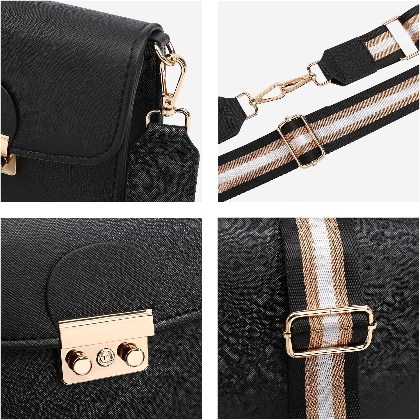 Women Small Crossbody Bag Designer Evening Bag Clutch Purse Handbag for Wedding/Prom/Party with Double Chain Strap | Small, Designer