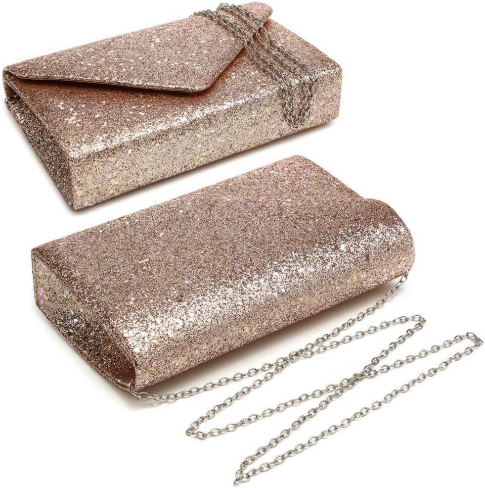 Women Glitter Evening Bags Formal Clutches Wedding Purses Party Dressy Clutch Purse Cocktail Prom Handbags