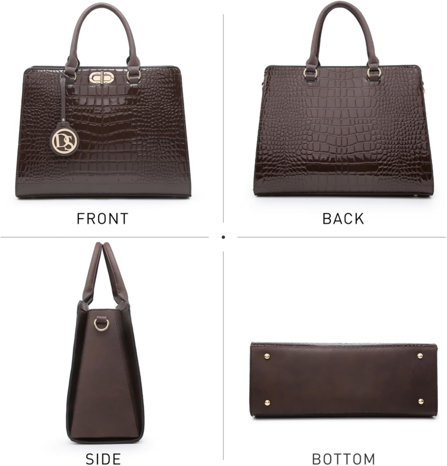 Women Handbags Purses Ladies Work Purse Satchel Tote Top Handle Shoulder Bags
