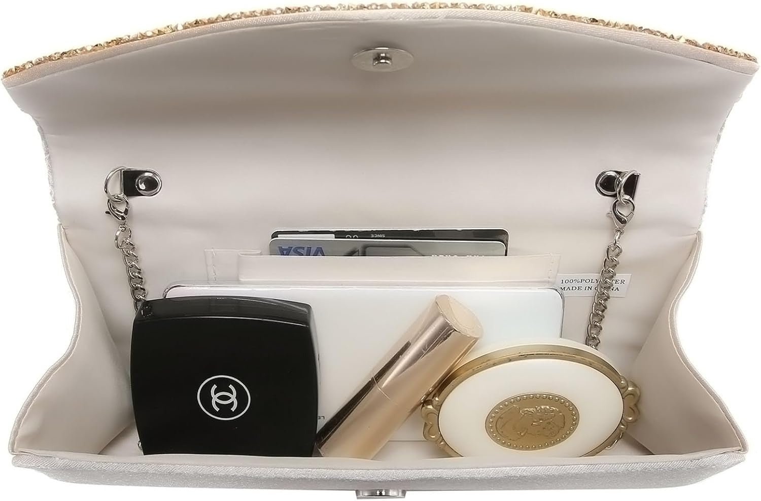 Clutch Purses for Women Evening Bags Formal Clutches with Rhinestones for Wedding Party Prom Dressy Purse