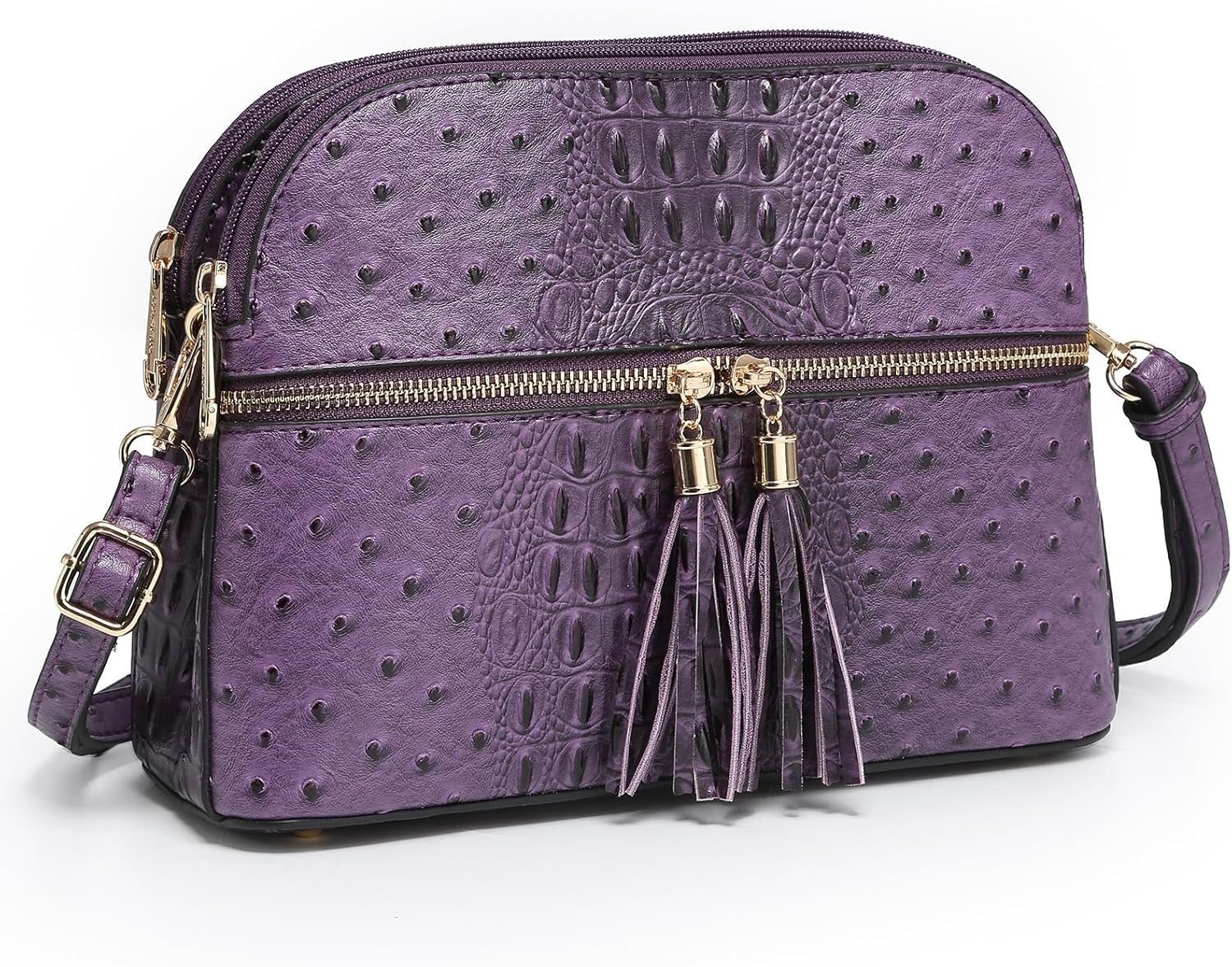 Women Tassel Zipper Pocket Crossbody Bag Shoulder Purse Fashion Travel Bag
