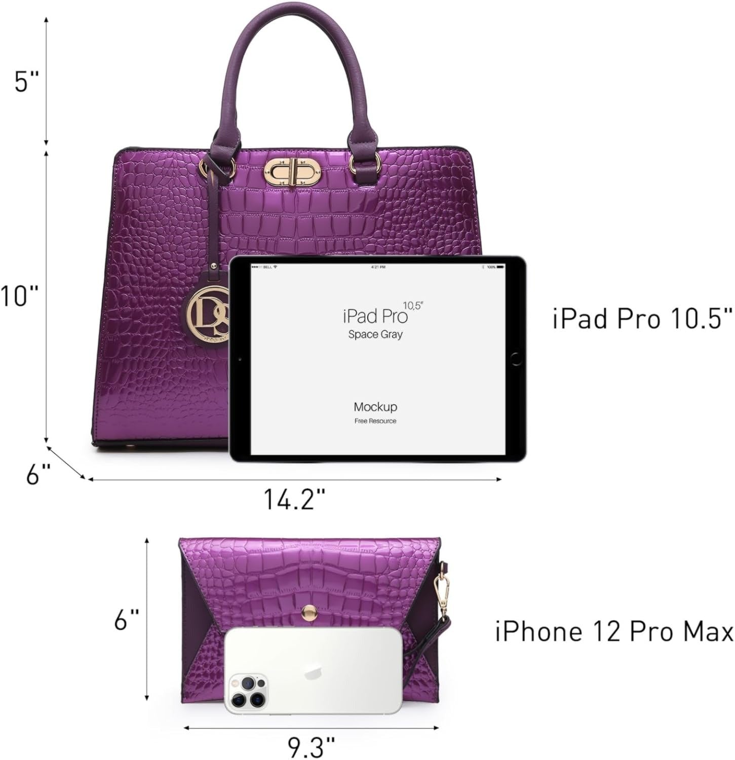 Women Handbags Purses Ladies Work Purse Satchel Tote Top Handle Shoulder Bags