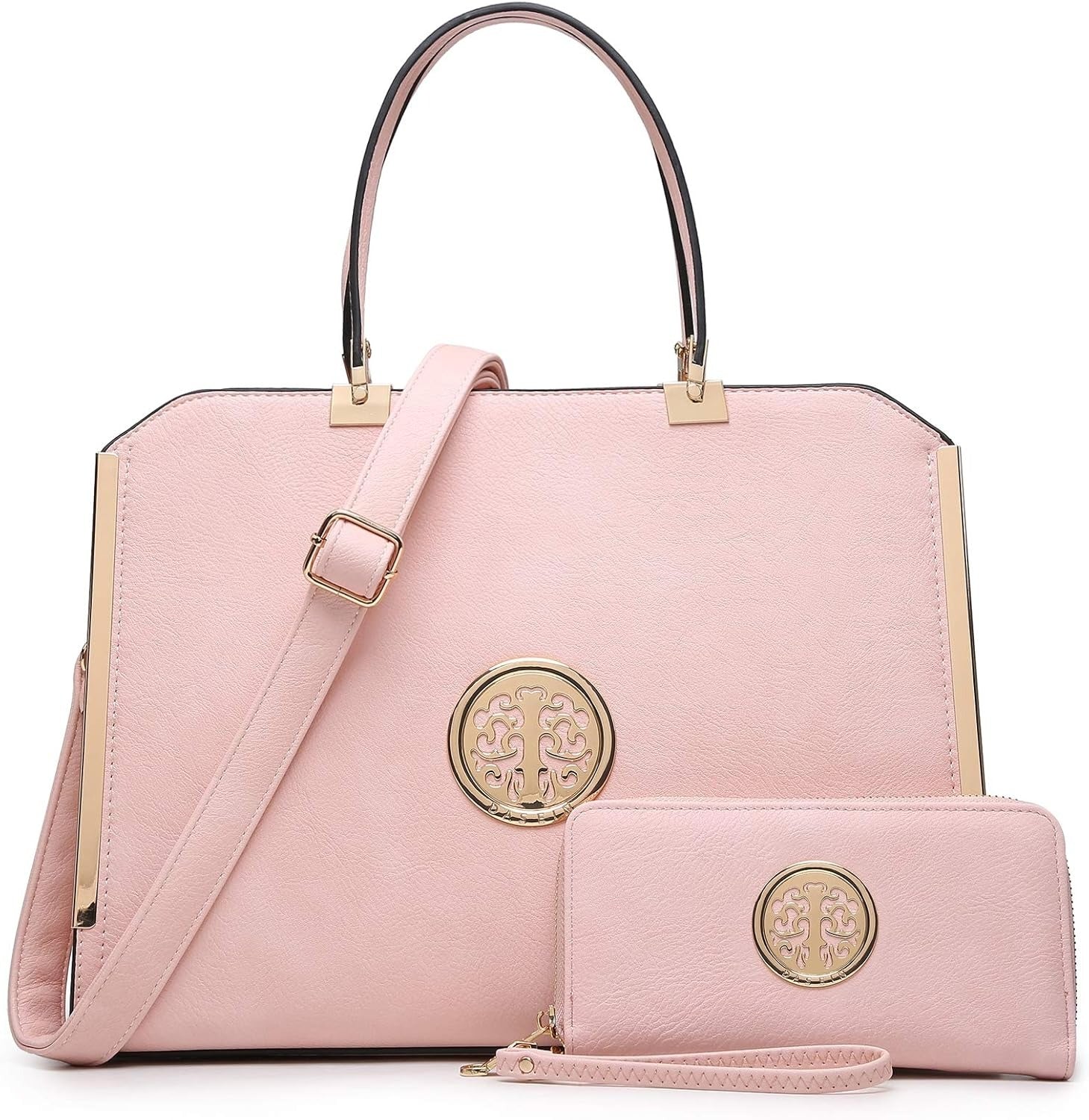 Women Purses and Handbags Top Handle Satchel Bags Large Shoulder Work Bag Tote with Wallet