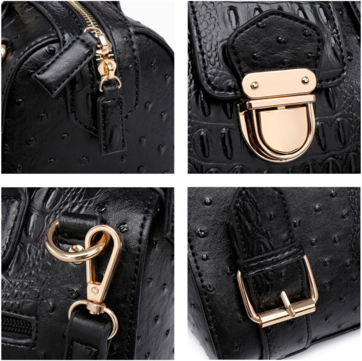 Women Barrel Handbags Fashion Satchel Bags Top Handle Shoulder Purses Vegan Leather Work Tote