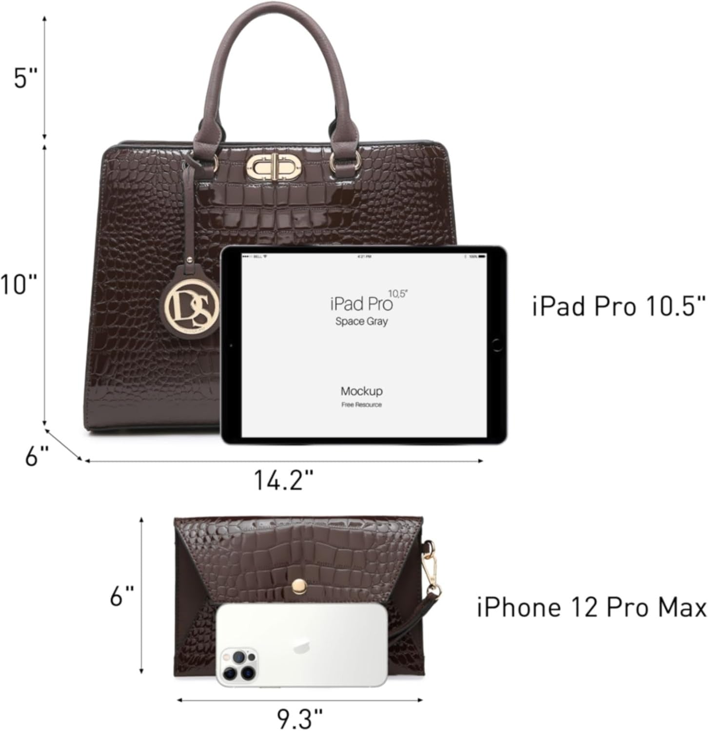 Women Handbags Purses Ladies Work Purse Satchel Tote Top Handle Shoulder Bags
