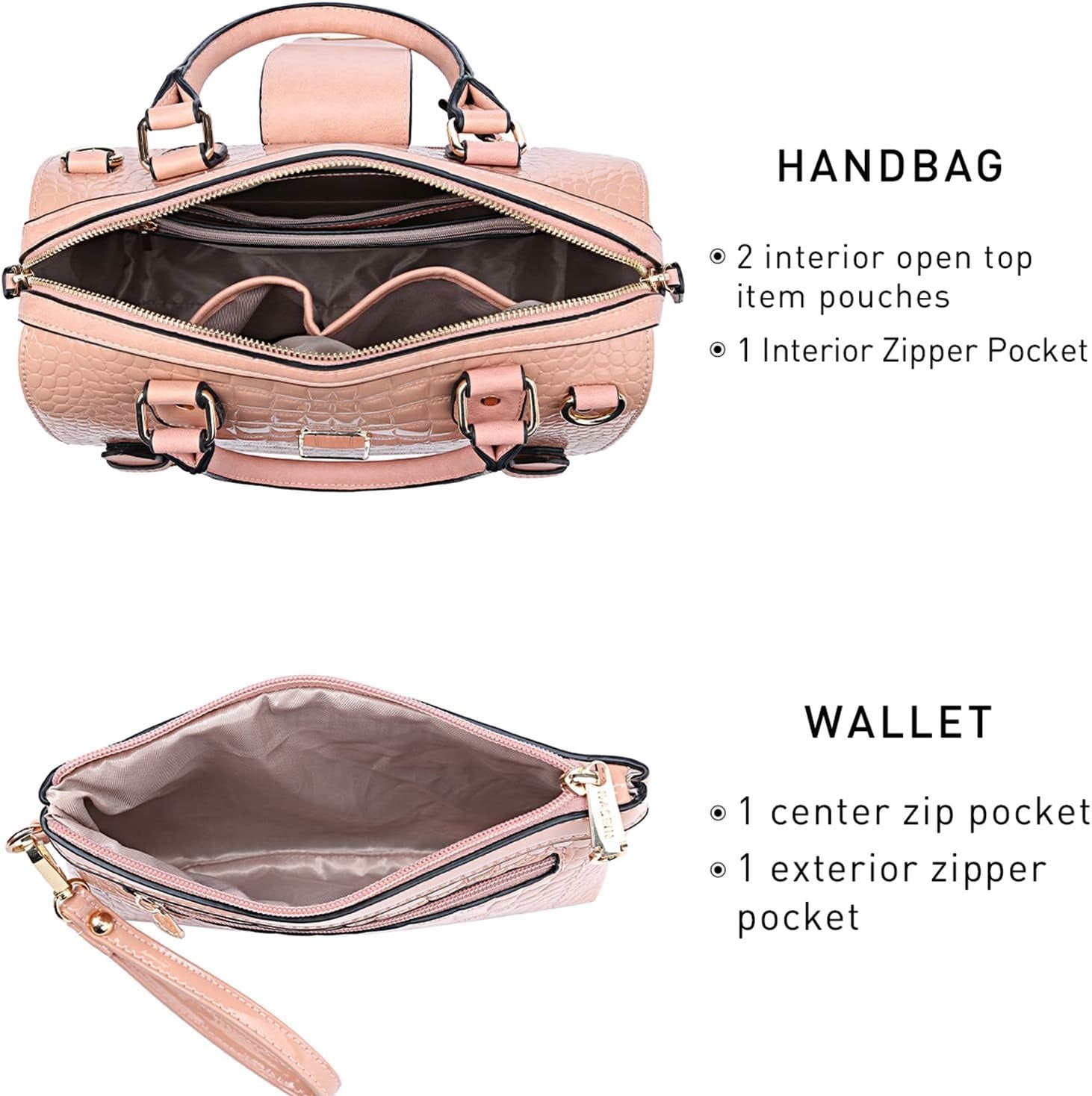 Women Barrel Handbags Fashion Satchel Bags Top Handle Shoulder Purses Vegan Leather Work Tote