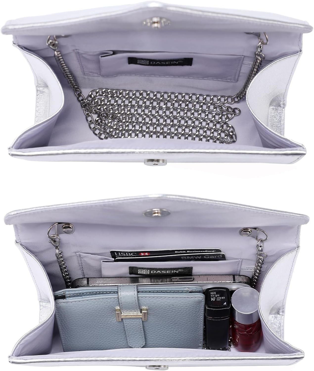 Women Glistening Clutches Handbags Evening Bags Wedding Purses Cocktail Prom Party Clutches